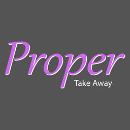Proper Takeaway logo.